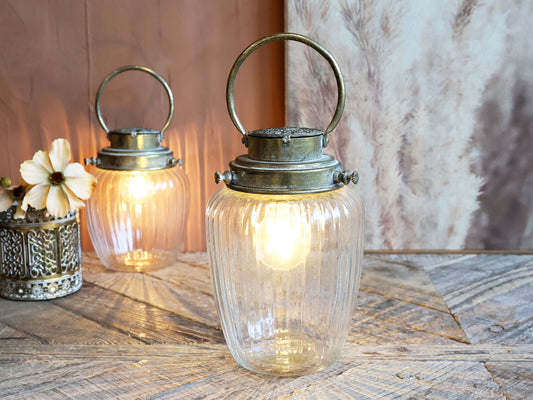 Illuminate Your Home with Timed Glass Lanterns: A Perfect Blend of Style and Convenience