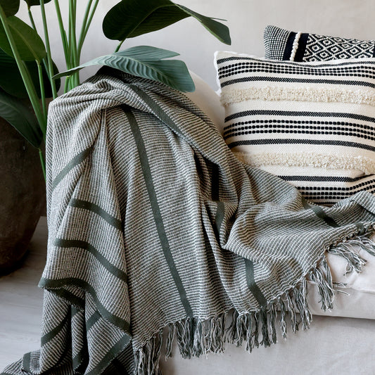 Aix Throw- Olive