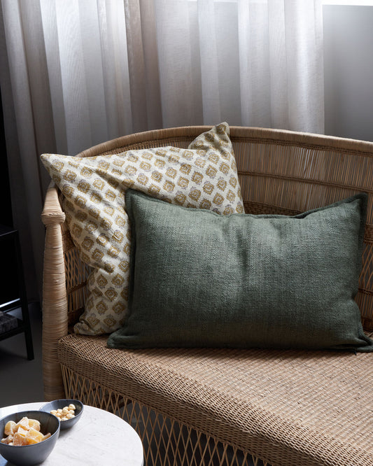 Maku Cushion Cover Dark Green