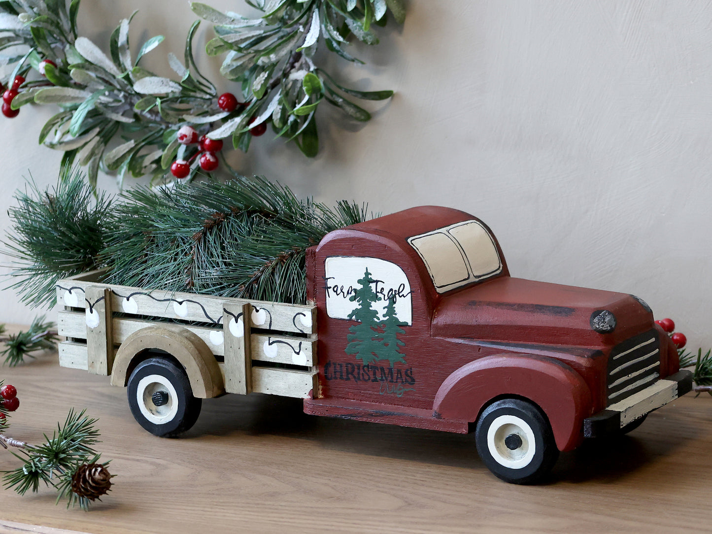 Vintage pickup Truck with Tree