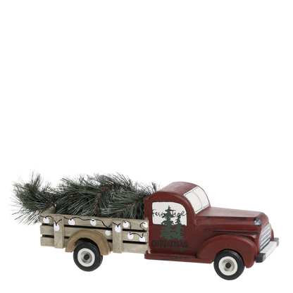 Vintage pickup Truck with Tree