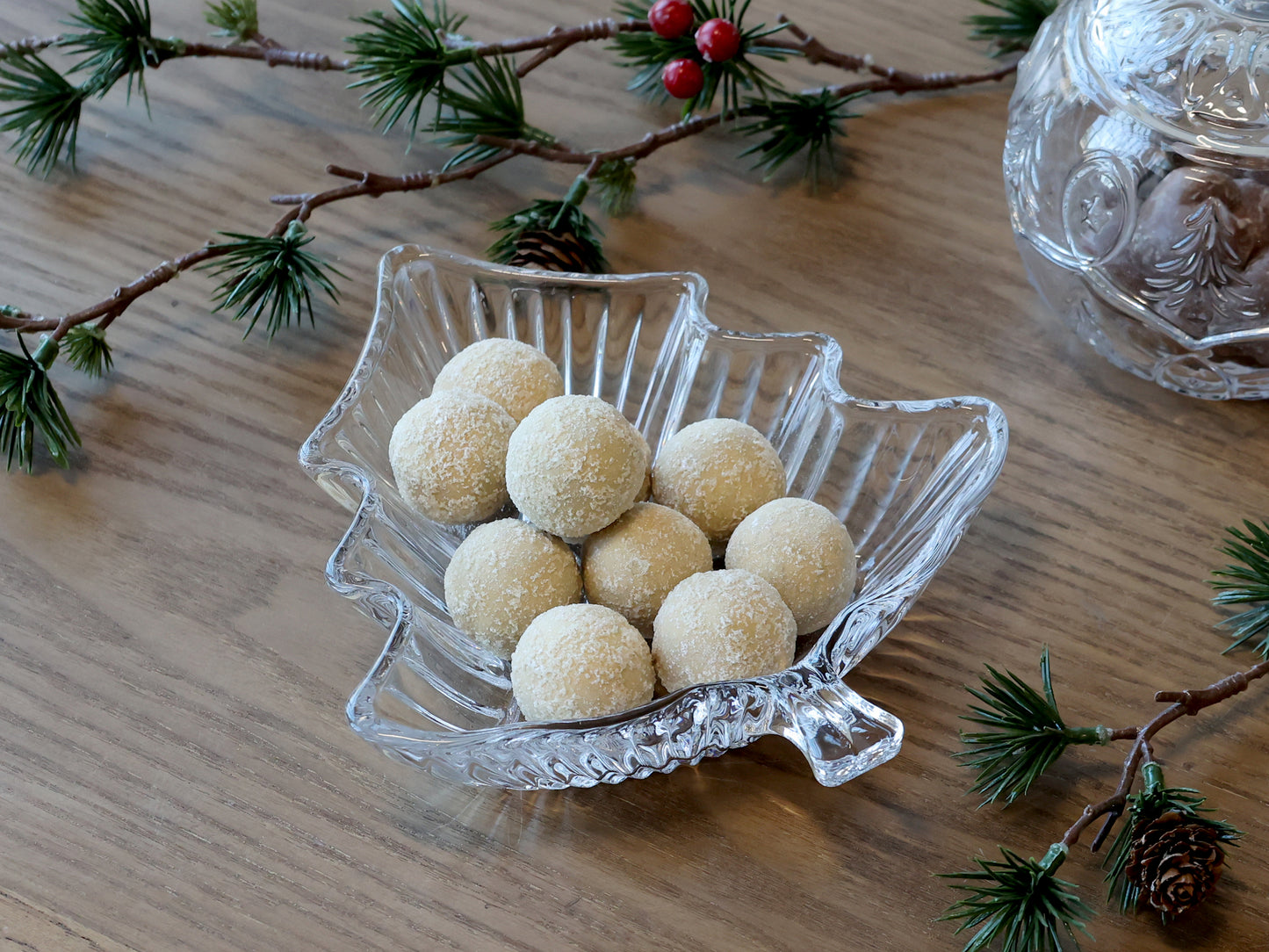 Glass Christmas Tree  Dish