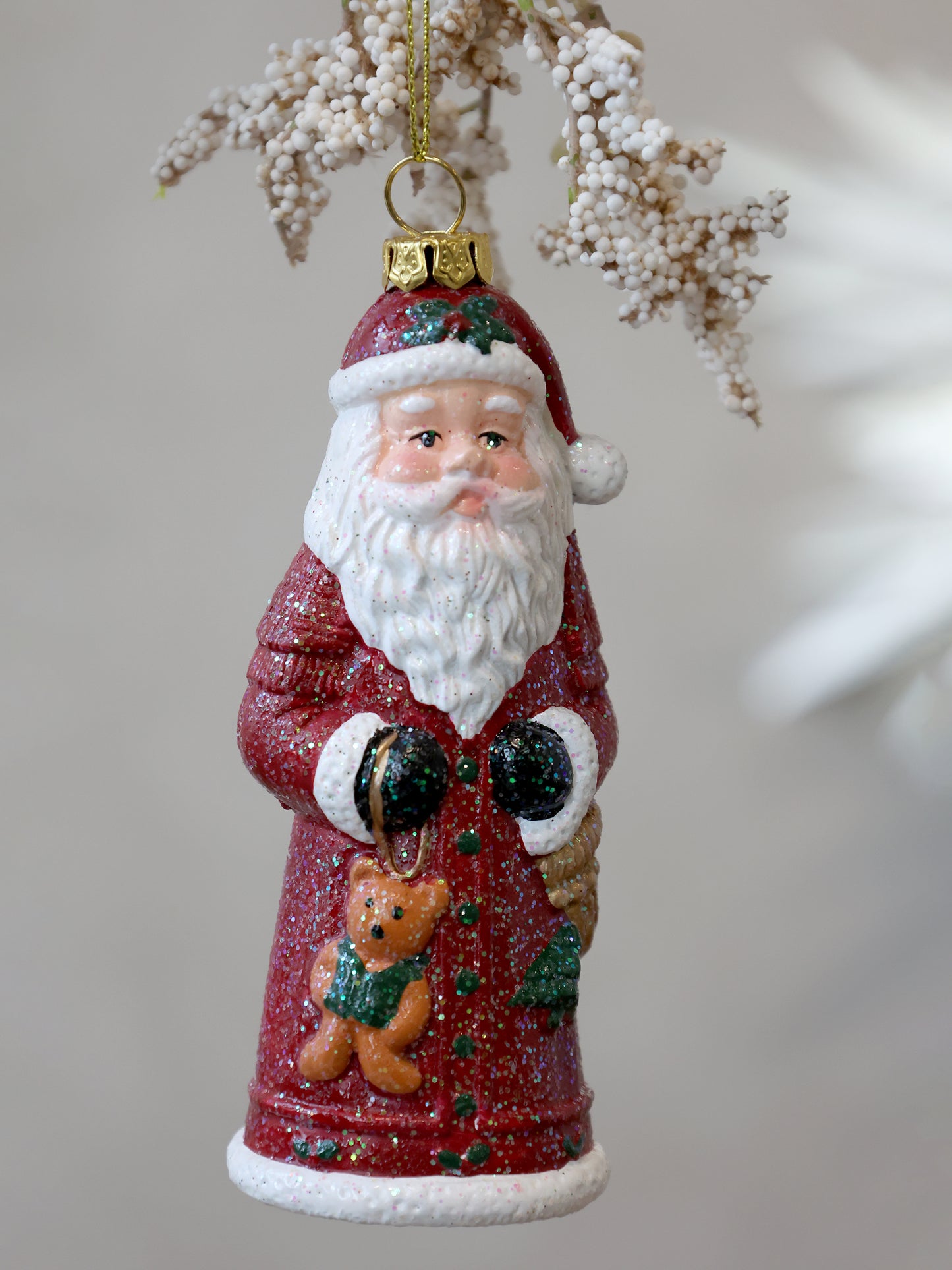 Vintage Santa Tree Ornament