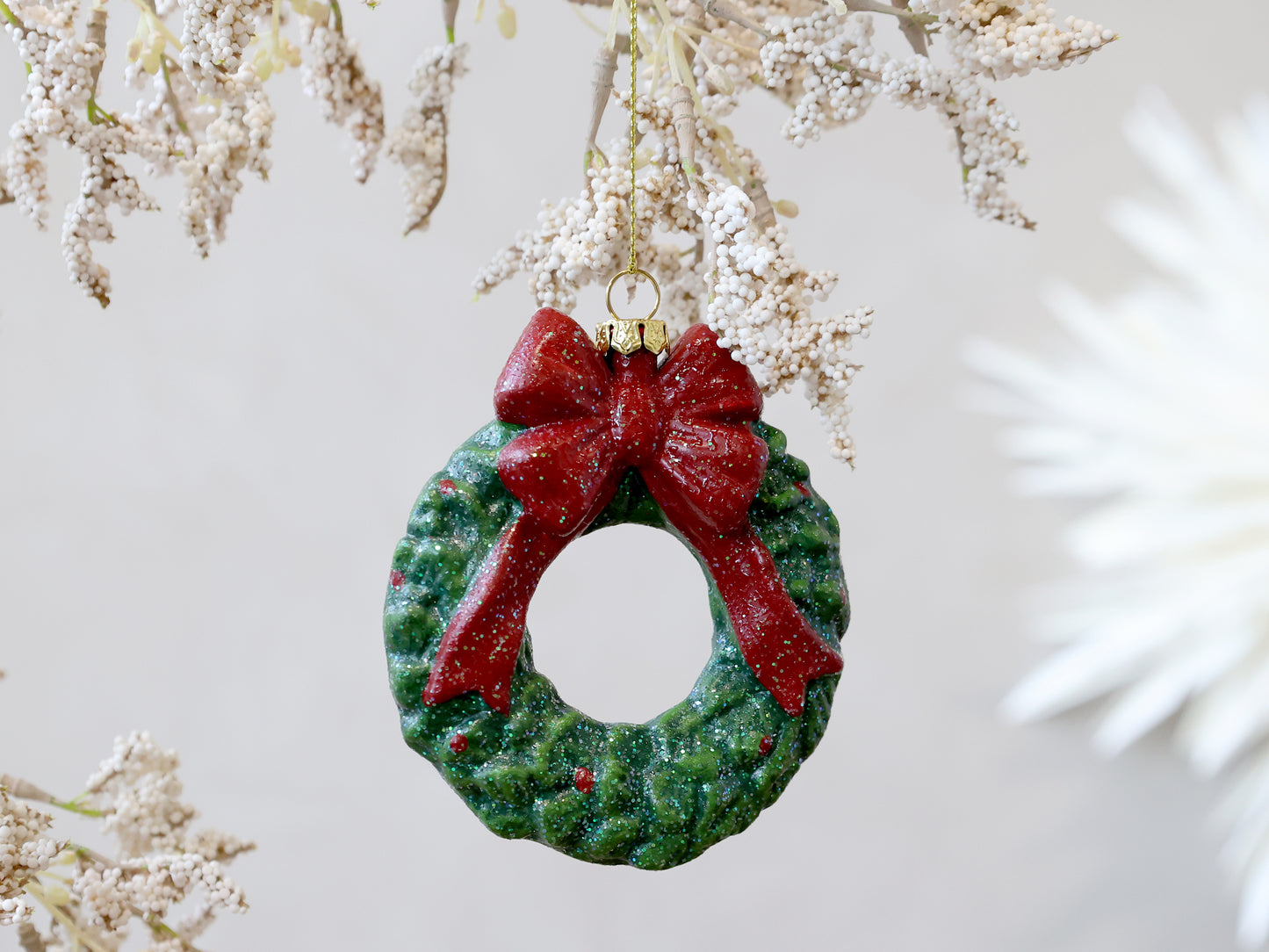 Vintage Wreath Tree Ornament