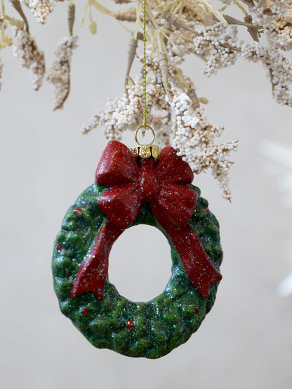 Vintage Wreath Tree Ornament