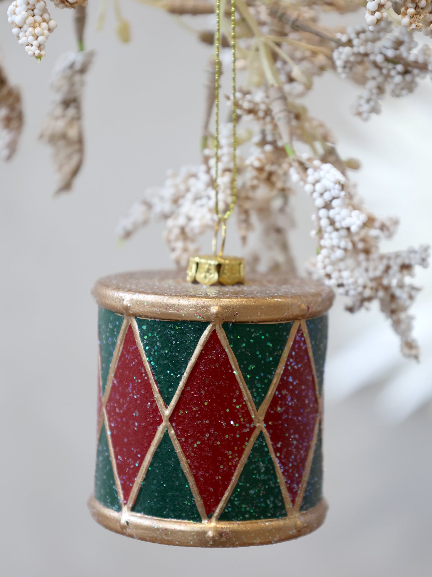 Vintage Drum Tree Ornament