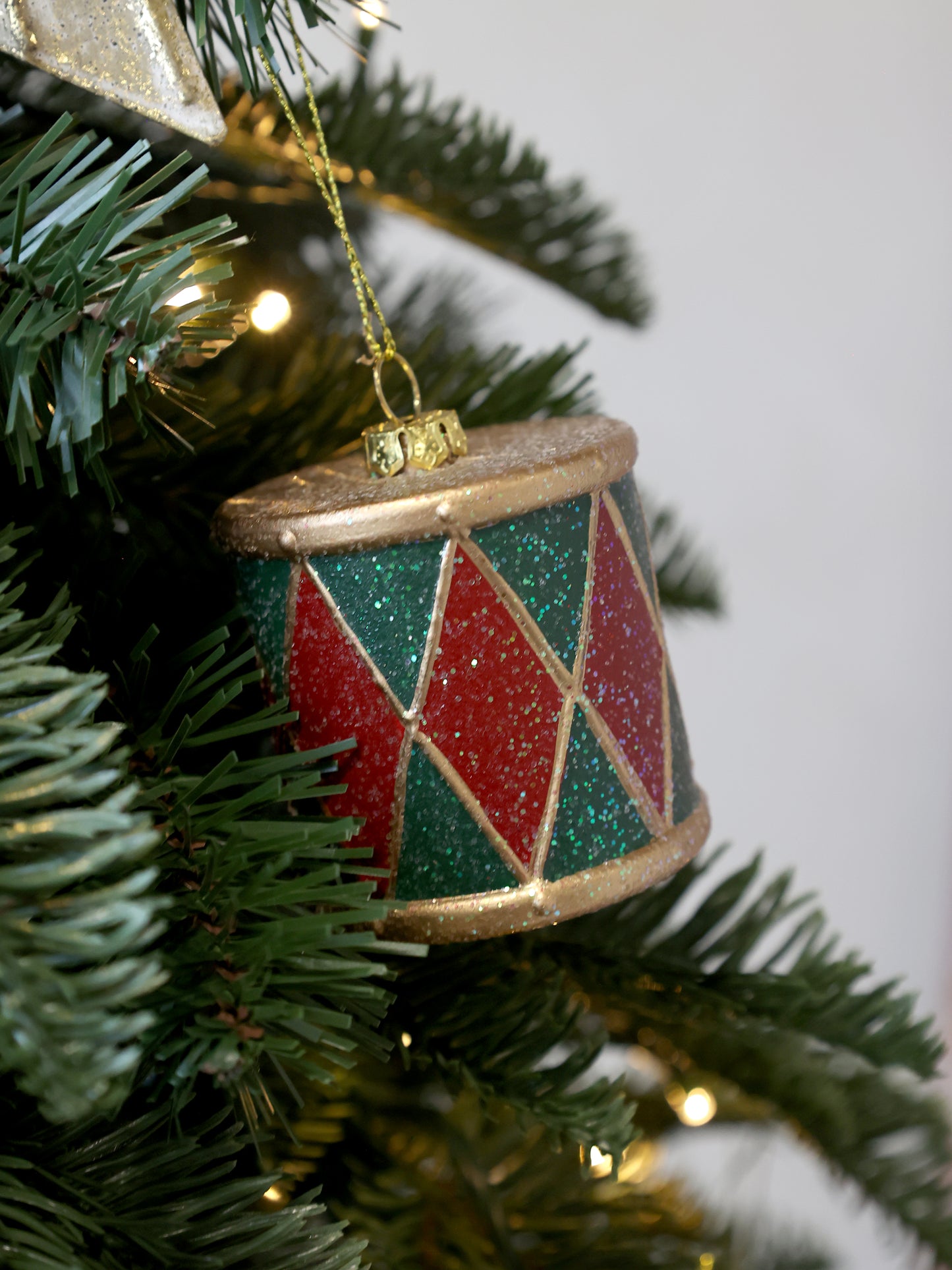 Vintage Drum Tree Ornament