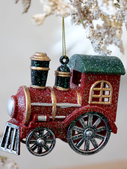 Vintage Train Tree Ornament