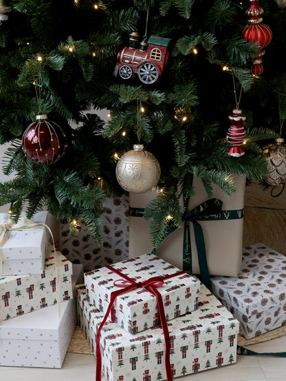 Vintage Train Tree Ornament