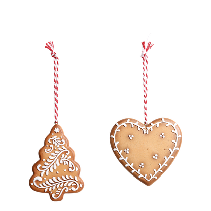 Christmas Cookie Ornaments Set of 2