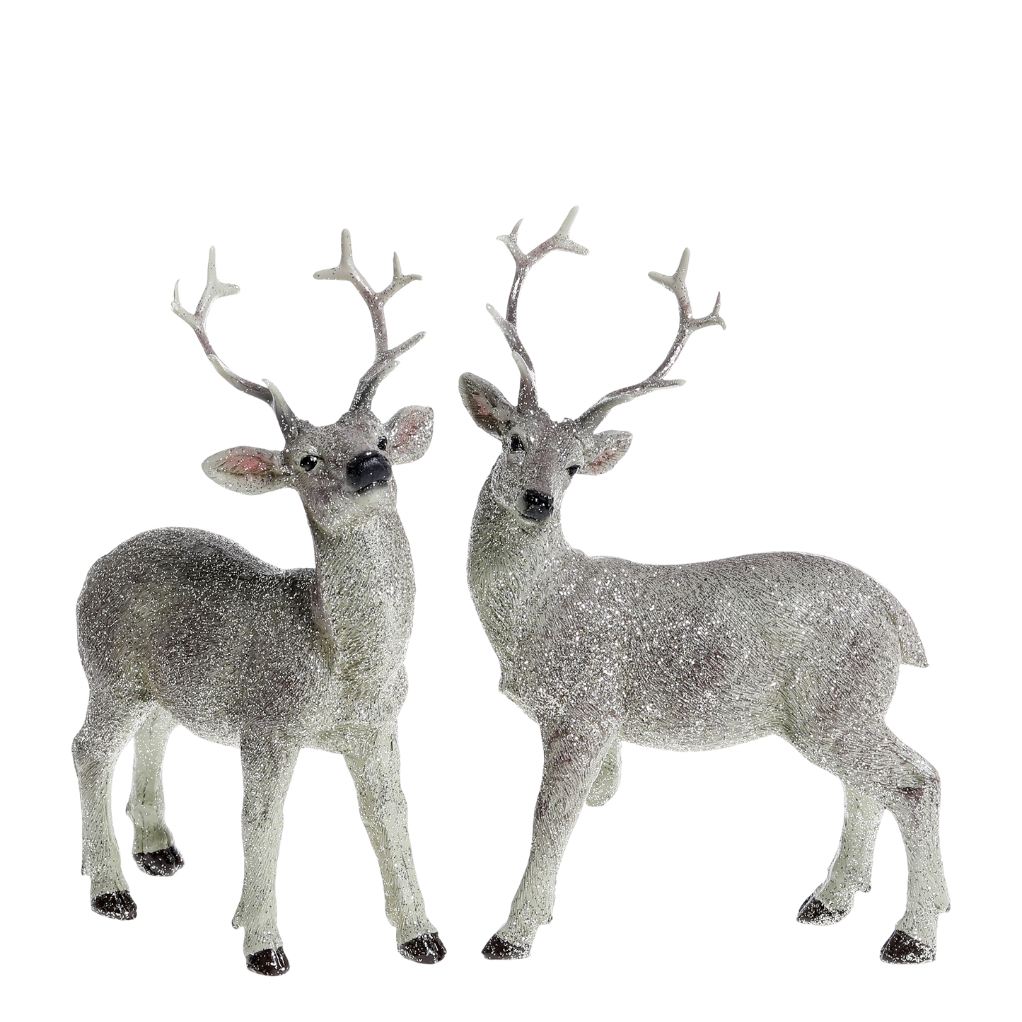 Reindeer with Glitter Set of 2 (only 3 left!)