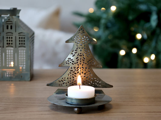 Christmas Tree Tealight Holder