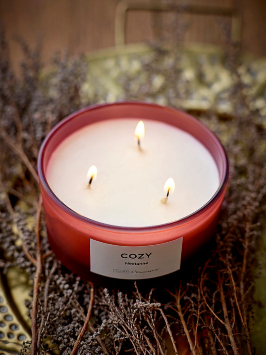 COZY- Nectarine scented candle