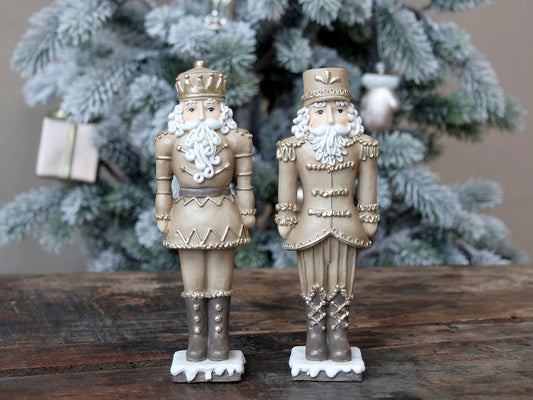 Nutcracker with gold decor/set of 2 freeshipping - Generosa