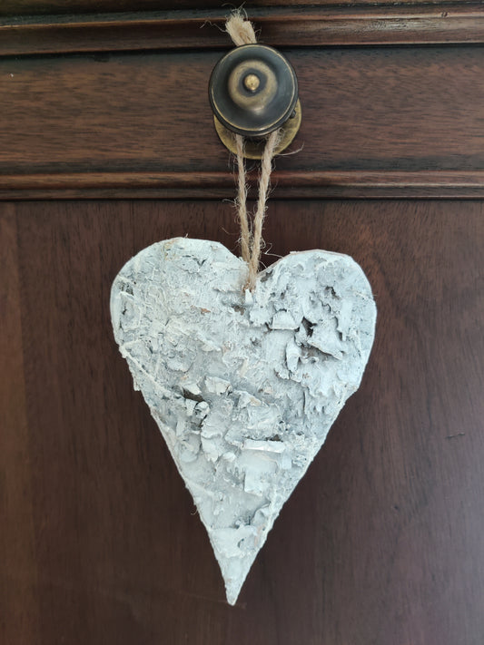 White Birch Bark Heart freeshipping - Generosa