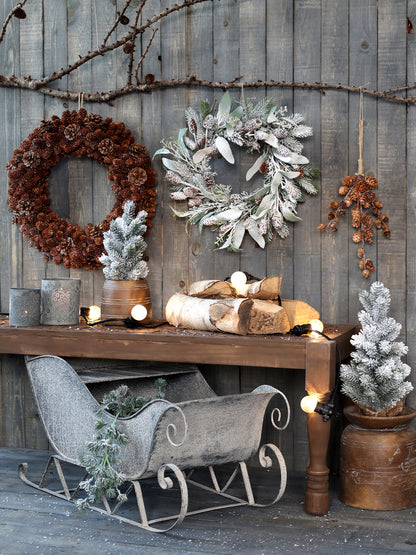 Fleur Wreath of Pinecones & Glitter freeshipping - Generosa